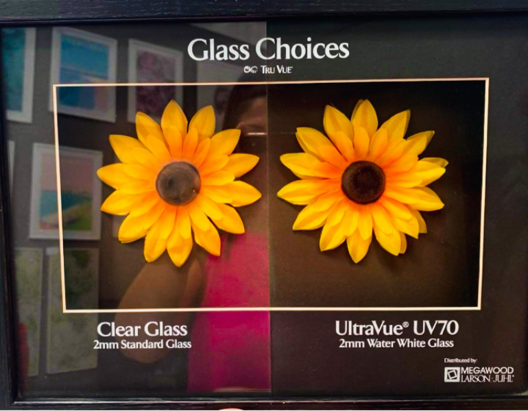 The UltraVue® UV70 glass is almost invisible to the casual observer